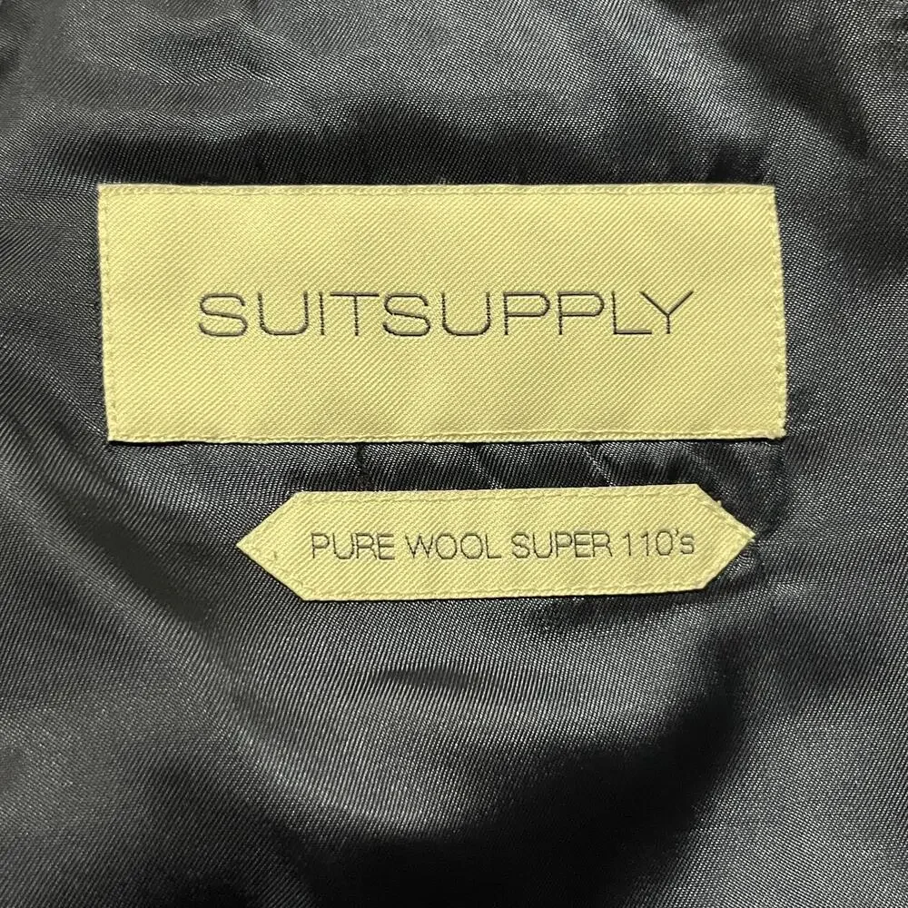 SuitSupply Blazer 42 Long Navy Wool Lazio Vitale Barberis Canonico Sport Coat